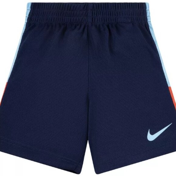 NWT Nike Baby Boy Icon Tee & Mesh Shorts Set MSRP $36 Midnight Navy - Picture 3 of 7